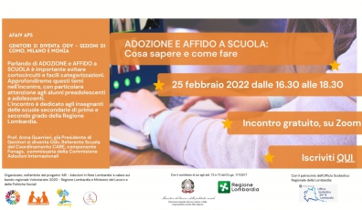 Adozione e  affido a scuola: cosa sapere e come fare 